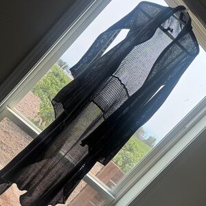 Indah charcoal grey Long Cardigan